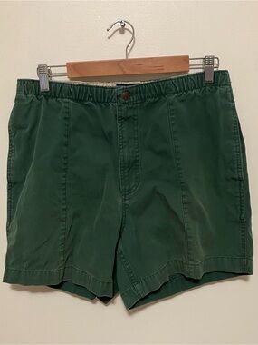 VTG Mens Reel Legends Shorts Chino Size S Fishing Outdoor Camping Hiking Green